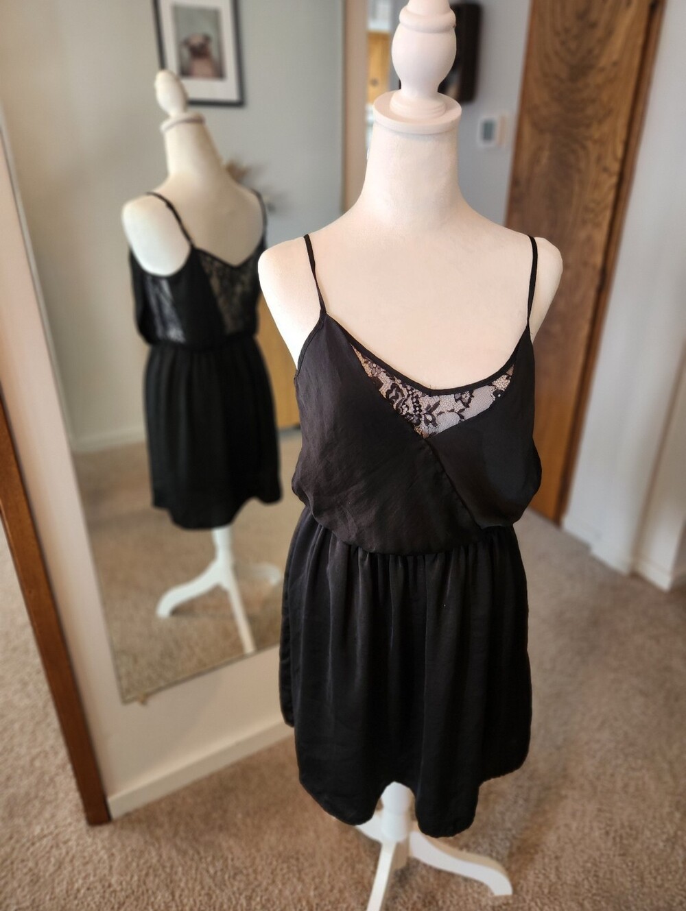 (2 For $25) Forever 21 Black Lace Dress